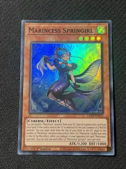 Yugioh Marincess Springirl LED9-EN031 1st Edition Ultra Rare - NM Near Mint - Image 1