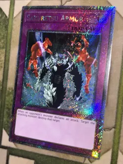 YuGiOh SAKURETSU ARMOR Platinum Secret Rare RA03-EN130 - Image 1