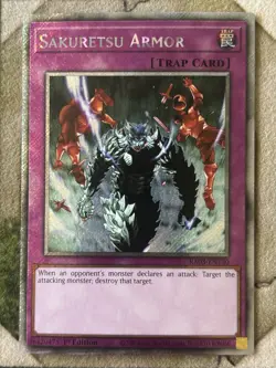 YuGiOh SAKURETSU ARMOR Platinum Secret Rare RA03-EN130 - Image 2