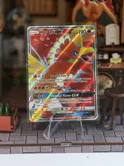 2017 Pokemon TCG Ho-Oh GX 131/147 Promo Cards Full Art Holo GX Near Mint NM - Image 1