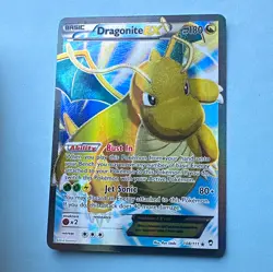 Pokemon TCG Dragonite EX Full Art 108/111 XY Furious Fists Ultra Rare Holo NM - Image 1