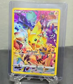 Pikachu 160/159 Secret Rare Full Art Holo Crown Zenith Pokemon Card SWSH NM/M - Image 1