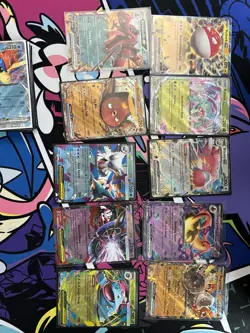 Pokemon TCG Lot of Modern Ex and Mega Ex Holo Cards English - Image 2