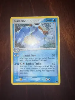 Pokemon TCG Blastoise Holo Rare Card 1/17 Pop Series 3, 2006 Nintendo - Image 1
