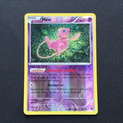 Mew 29/124 Pokemon XY Fates Collide Trading Card - Reverse Holo NM - Image 1