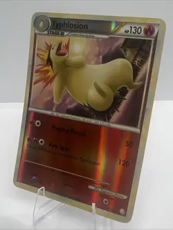 Typhlosion 32/123 HeartGold & SoulSilver Reverse Holo TCG Pokemon LP - Image 2