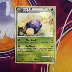 Jumpluff 6/123 - HeartGold & SoulSilver - Rare Holo LP Pokemon Card, 2010 - Image 1