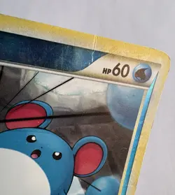 Marill Common HeartGold & SoulSilver 74/123 Reverse Holo Pokemon TCG Dmg - Image 2