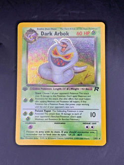 Dark Arbok Pokemon Card - WOTC - 1st Edition - Team Rocket - 2/82 - Holo NM - Image 4