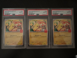 Pikachu 020/M-P McDonald's Promo PSA 10 RARE Sequential Set of 3 - Pokemon TCG - Image 1