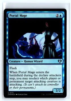 FOIL Portal Mage Commander Masters Uncommon - MTG Magic the Gathering Card - Image 1