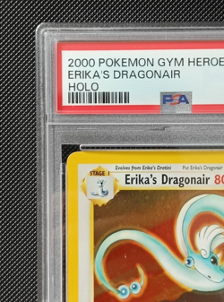Pokemon TCG Erika's Dragonair 4/132 Gym Heroes Holo Rare Card - NM-MT - PSA 8 - Image 2