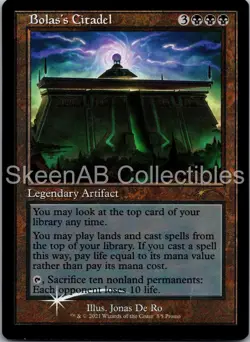MTG SkeenAB Bolas's Citadel (Retro Frame) FOIL WPN & Gateway Promos NM - Image 1