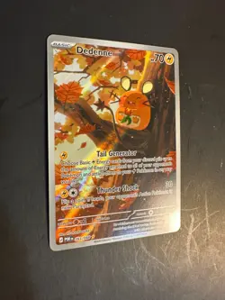 2025 Pokemon MEG Perfect Order Dedenne 93 /88 Illustration Rare Full Art Holo - Image 2