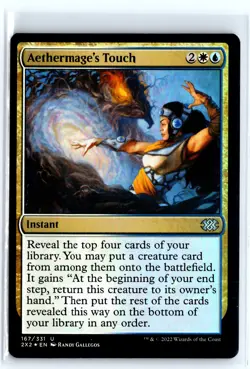 FOIL Aethermage's Touch Double Masters 2022 - MTG Magic the Gathering Card - Image 1