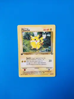 Pokemon PIKACHU 60/64 1st Edition Jungle Set WOTC Vintage 1999 TCG MP - Image 2