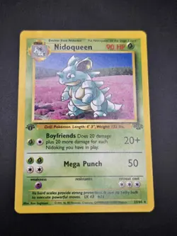 Pokemon Card - Nidoqueen Jungle 1st Edition 23/64 Non Holo LP - Image 4