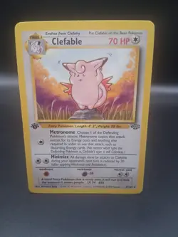 Pokemon 1st Edition Clefable 17/64 Jungle Rare 1999 WOTC Near Mint NM - Image 3