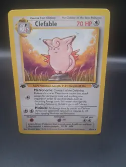Pokemon 1st Edition Clefable 17/64 Jungle Rare 1999 WOTC Near Mint NM - Image 5