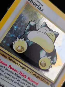 Snorlax 11/64 Jungle Pokemon VLP 1st Edition HOLO - Image 5