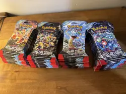 Pokemon Stellar Crown Sleeved Booster Pack Lot (Set of 4) Full Art Set Sealed - Image 1
