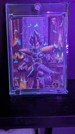 Dragon Ball Vegeta Hand Drawn Art Card 1/1 - Image 2