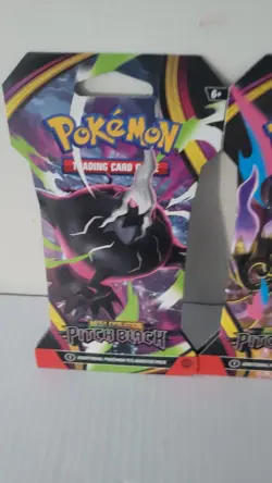 Pokemon TCG 2026 Mega Evolution Pitch Black Sleeved Booster x 4 Full Art Set NEW - Image 2
