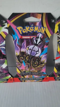 Pokemon TCG 2026 Mega Evolution Pitch Black Sleeved Booster x 4 Full Art Set NEW - Image 3