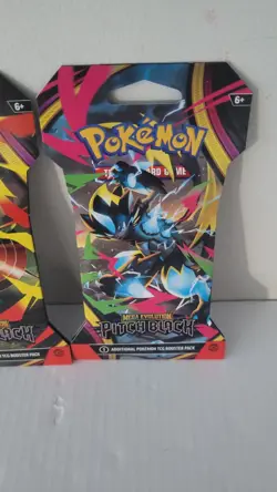 Pokemon TCG 2026 Mega Evolution Pitch Black Sleeved Booster x 4 Full Art Set NEW - Image 5
