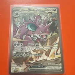 The Pokemon Company Team Rocket's Nidoking ex 233/182 Sv10 SIR Holo 330HP ENG - Image 1