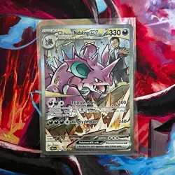 Pokemon Team Rocket's Nidoking ex 233/182 SV10 Holo SIR Eng DRI - Image 1