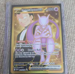 The Pokemon Company Team Rocket's Mewtwo ex 240/182 Destined Rivals Hyper Rare - Image 1