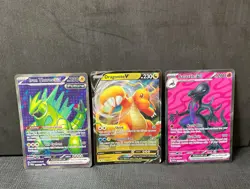 Pokemon 3-Card Lot - Iron Thorns ex, Dragonite V, Salazzle ex - (ENG) LP - Image 1