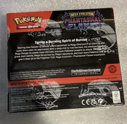 Pokemon TCG Mega Evolution Phantasmal Flames Booster Box (36 Packs) New Sealed - Image 1