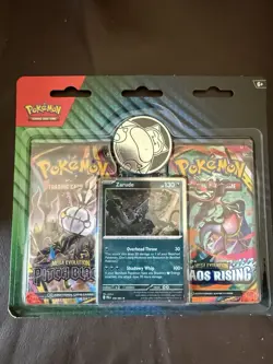 Pokemon Pitch Black Zarude 2 Pack Blister Chaos Rising Sealed English Coin - Image 1
