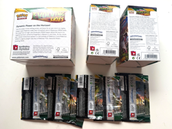 Pokemon TCG Evolving Skies Empty Half Booster box's and Full Booster & 10 Packs - Image 4