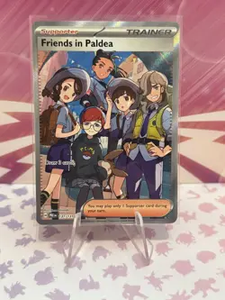 Friends in Paldea 137/131 Full Art Trainer Prismatic Evolutions Pokemon Card NM - Image 1