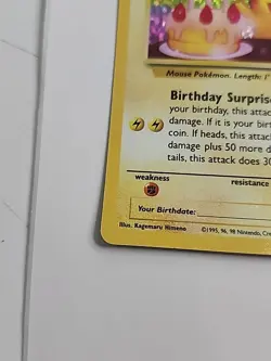 Pokemon Celebrations Pikachu 24/53 Holo Birthday Card Classic Collection - Image 5