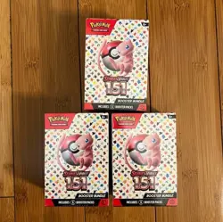 POKEMON 151 Booster Bundle - SV: Scarlet & Violet 151 - LOT OF 3 - Image 1
