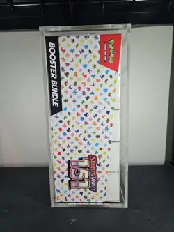 2023 Pokemon Scarlet & Violet 151 Sealed Booster Bundle Display In Acrylic Case - Image 5