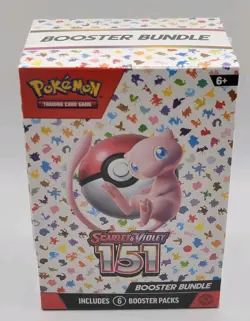 Pokemon TCG Scarlet & Violet 151 Booster Bundle Sealed English 2023 (6 Packs) - Image 1