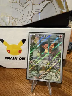 Pokemon Charmander TCG Holo Black Star Promo Card Obsidian Flames Series - Image 1