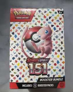 Pokemon TCG 151 Scarlet & Violet Booster Bundle 6 Packs New Factory Sealed - Image 1