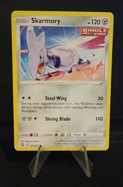 Pokemon: Fusion Strike - Skarmory 182/264 - Crimp Error Card - Image 1