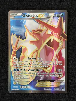 Gyarados EX 114/122 Ultra Rare BREAKpoint Pokemon TCG Holo Near Mint NM - Image 1