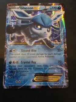 Glaceon EX 20/124 Ultra Rare Holo Fates Collide Pokemon TCG 2016 English 170 - Image 1
