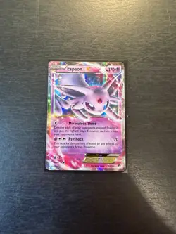 Pokemon Espeon EX Holo Ultra Rare TCG Card 52/122 XY Breakpoint - MP - Image 1