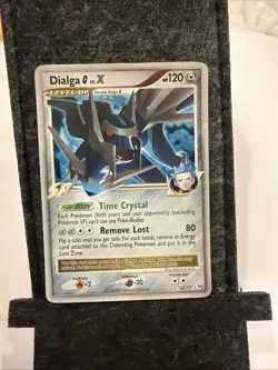 Pokemon TCG Dialga G LV.X Ultra Rare Holo Card 122/127 Platinum - Image 1