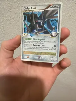 Pokemon TCG Dialga G LV.X Ultra Rare Holo Card 122/127 Platinum - Image 3