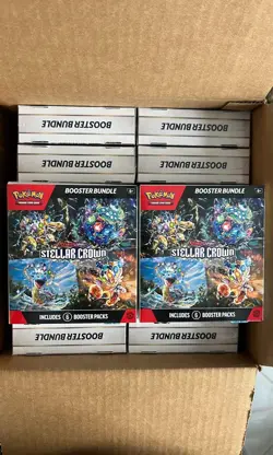 Pokemon Trading Card Games Scarlet & Violet 7 Stellar Crown Booster Bundle - Image 1